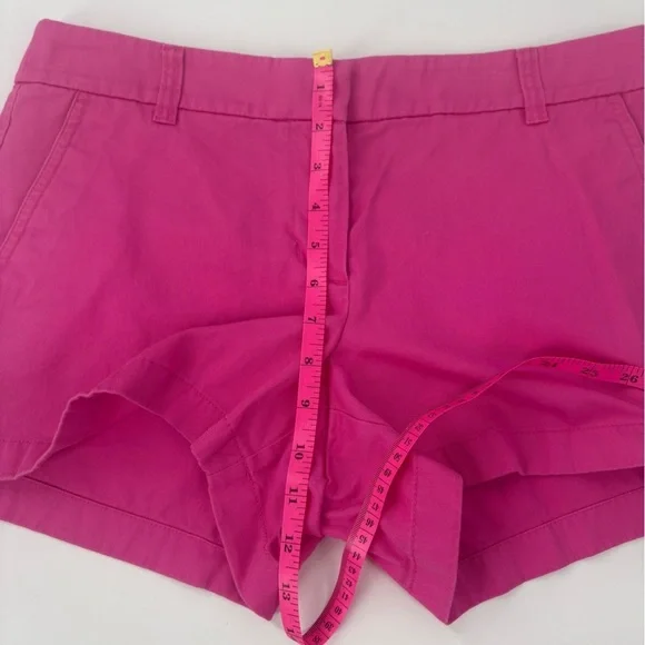 J.Crew Women's Hot Pink Chino Shorts- Sz 8 - Picture 5 of 6